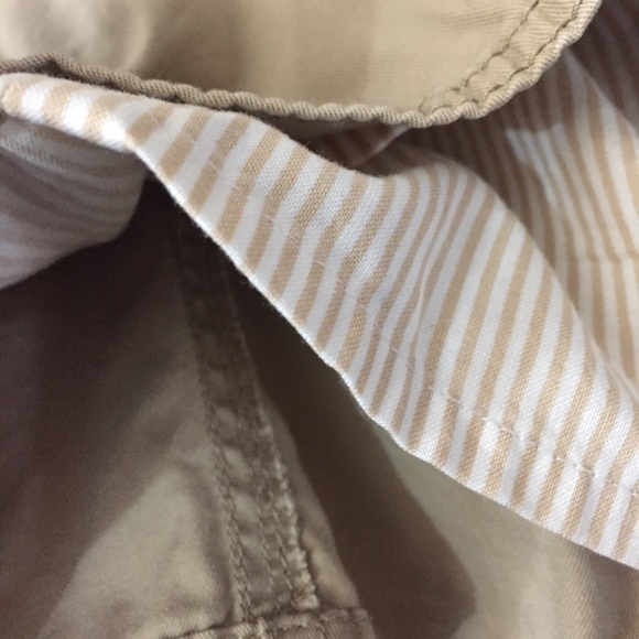 SALE
 Ann Taylor Loft Ruffle Khaki Casual Jacket D2 - Picture 8 of 8